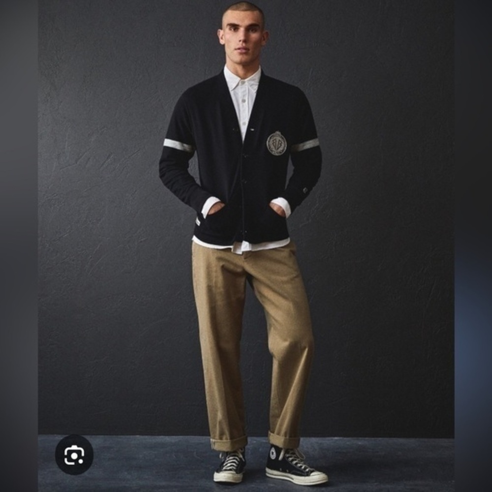 New ▶️ Todd Snyder ◀️ Men in Blazers BLACK CARDIGAN High End Designer